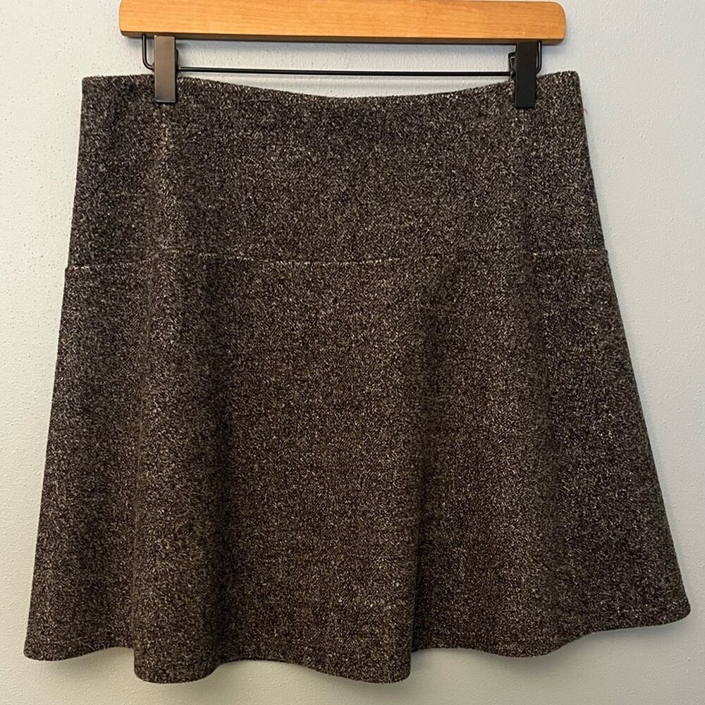 LOFT Textured A-Line Skirt